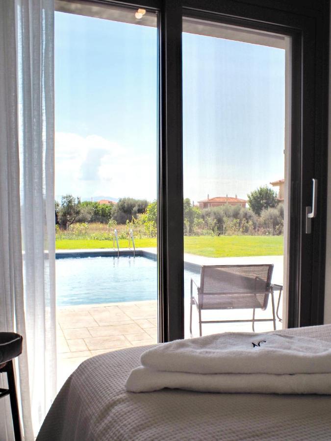 Nostos Luxury Villas With Private Pool In Nafpaktos Exterior photo