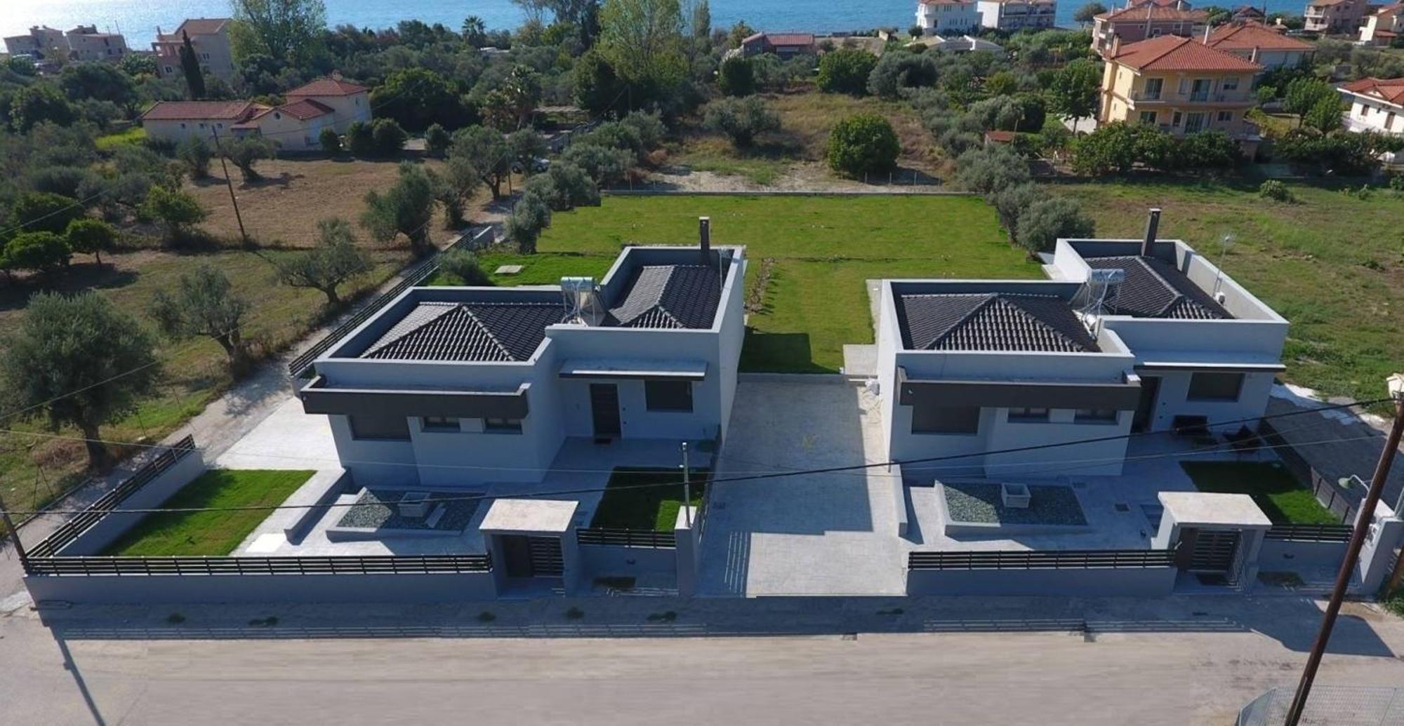 Nostos Luxury Villas With Private Pool In Nafpaktos Exterior photo